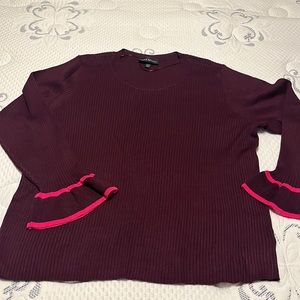 Lane Bryant sweater with cuff detail